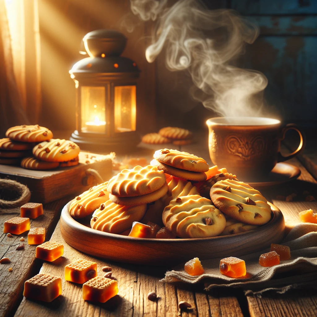 toffee shortbread cookies