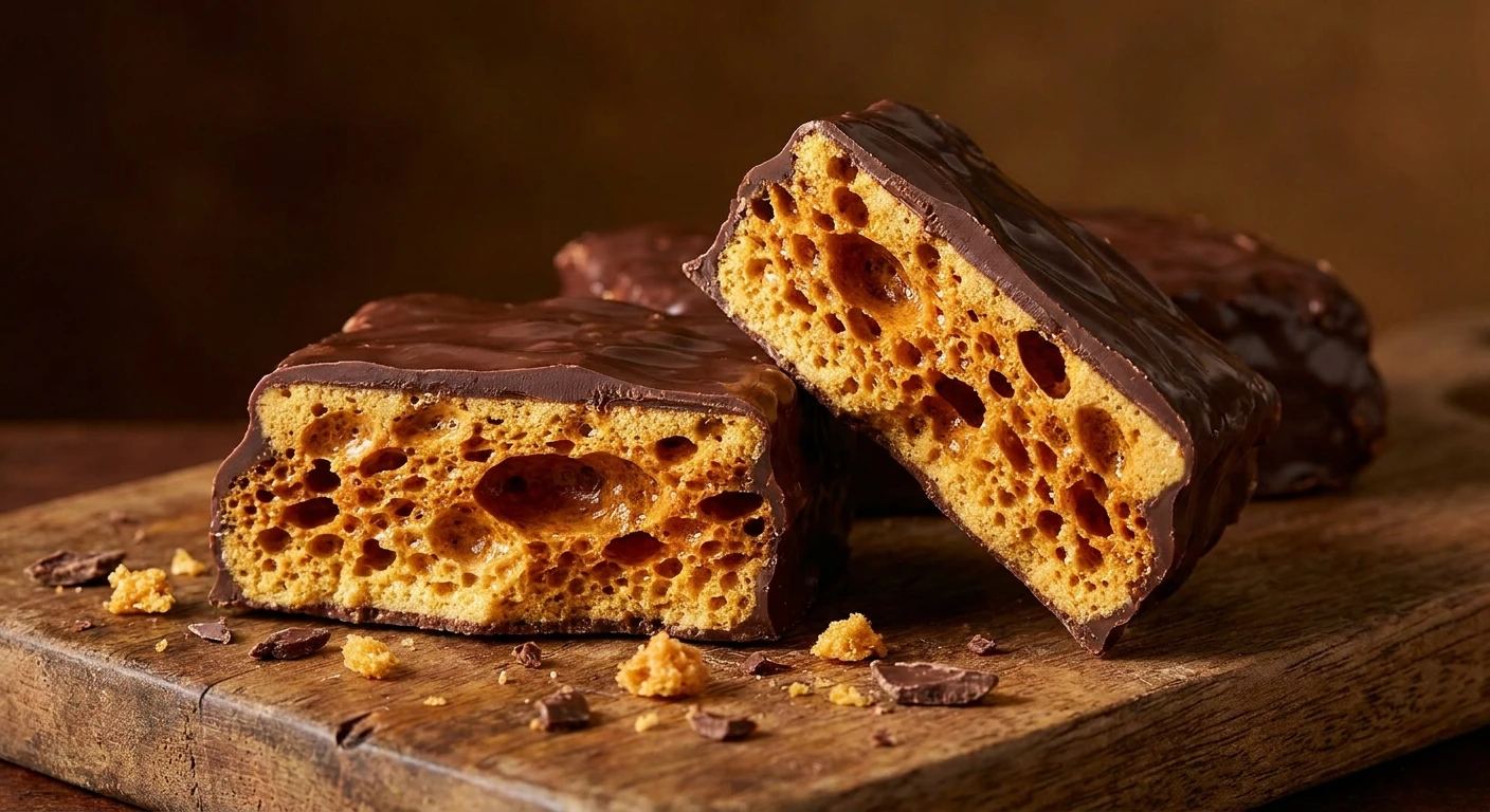 sponge toffee chocolate bar