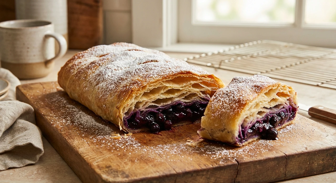 blueberry strudel