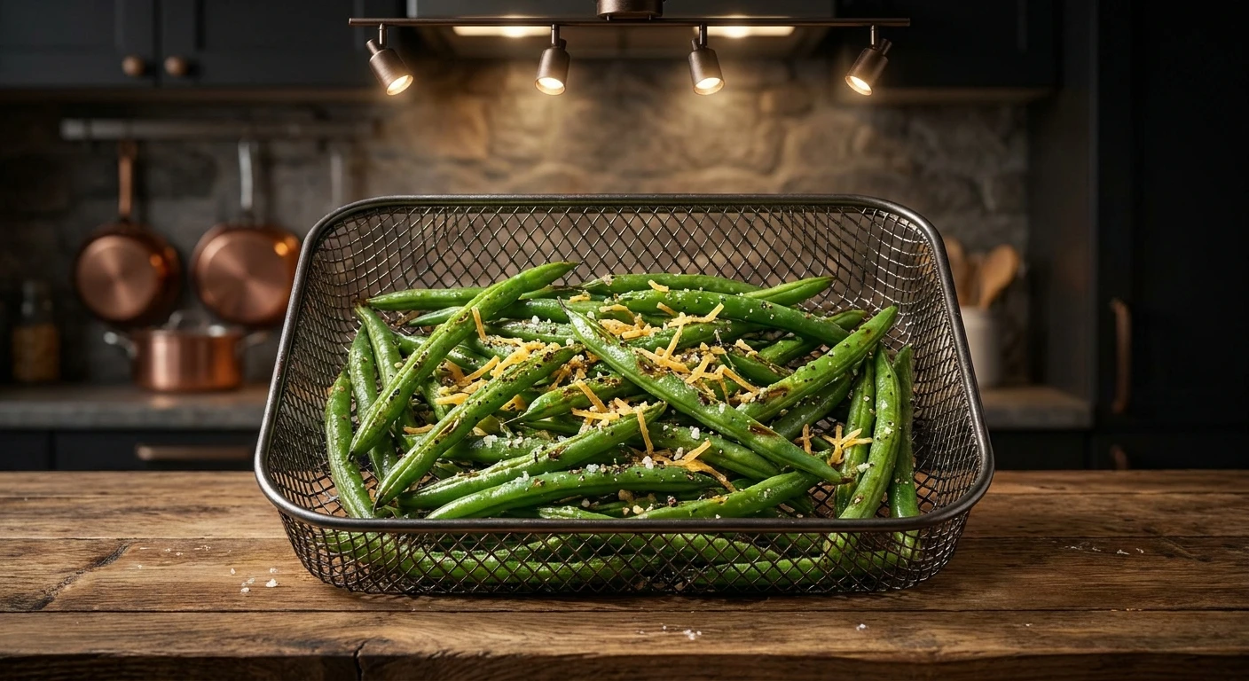 frozen green beans in air fryer