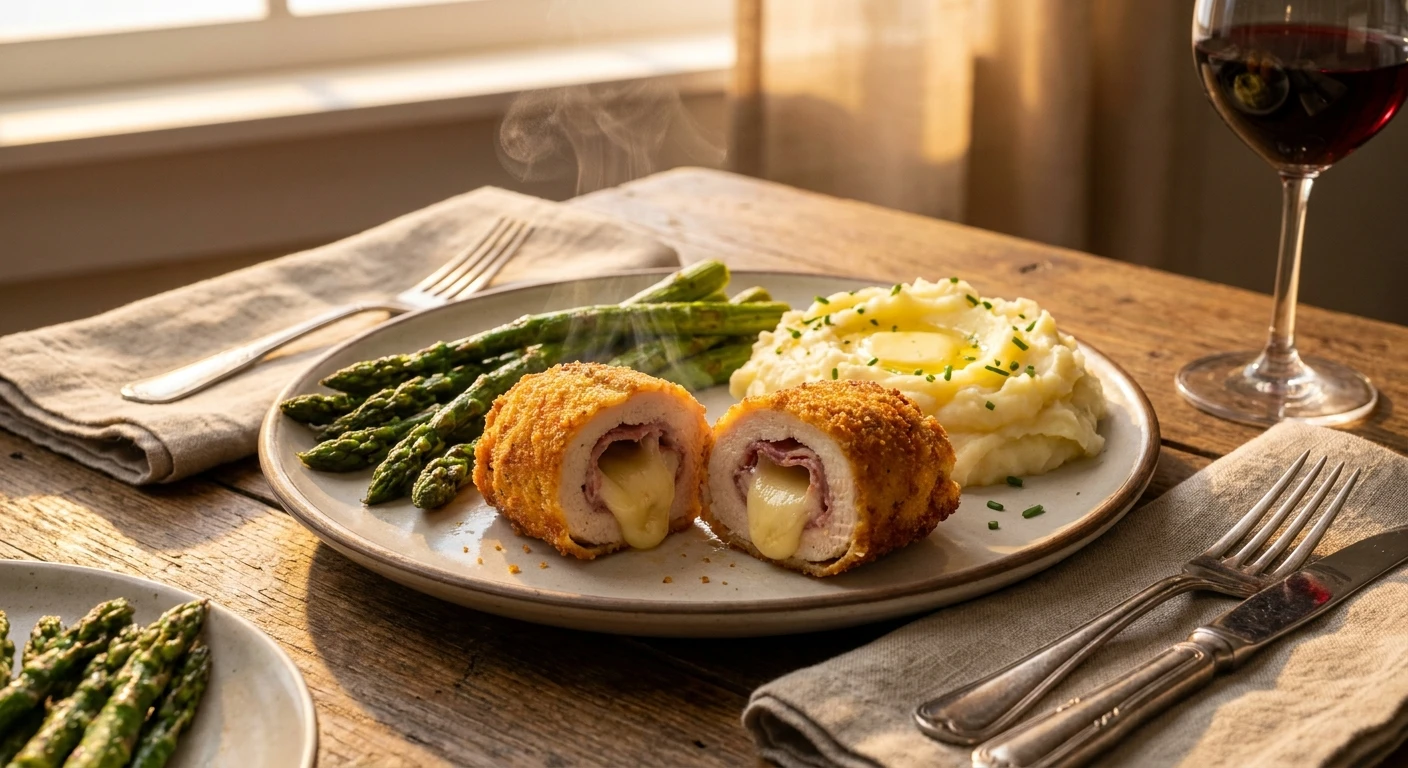 what to serve with chicken cordon bleu