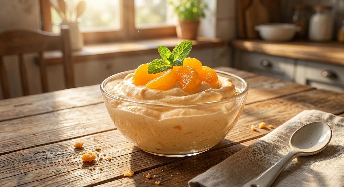 Easy Orange Fluff with Greek Yogurt Recipe